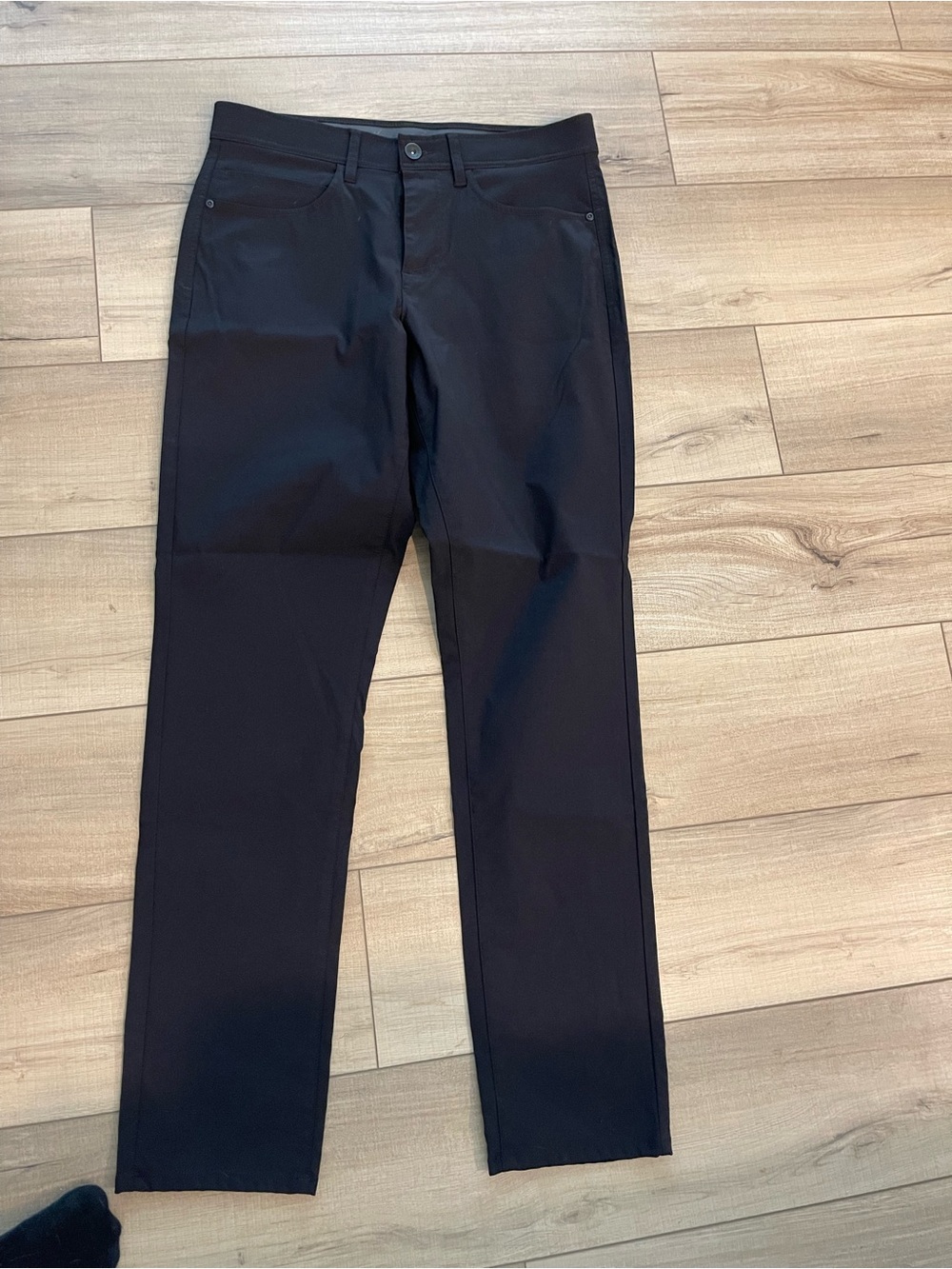 Vintage Black Slim Straight Jeans